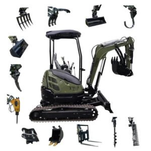 TYPHON 2.5T Mini Excavator 2500kg 24.8HP Diesel