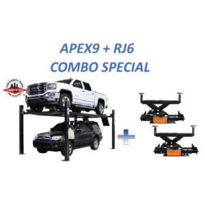 Atlas APEX9 Four-Post Lift 4082.3kg Combo